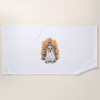 Serviette De Plage Chien Éffrayant - Costume de Chien