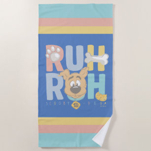 Serviette De Plage Chiot Scooby-Doo "Ruh Roh"