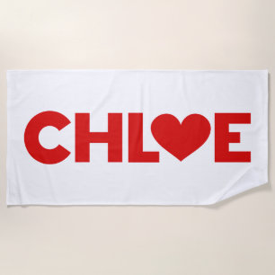 Serviette De Plage Chloe Love