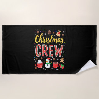 Serviette De Plage Christmas Crew (2)