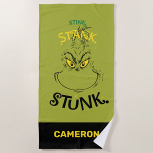 Serviette De Plage Citation Grinch Mister Stink Stunk