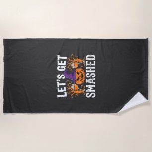 Serviette De Plage Citrouille Halloween Déchaînons-Nous