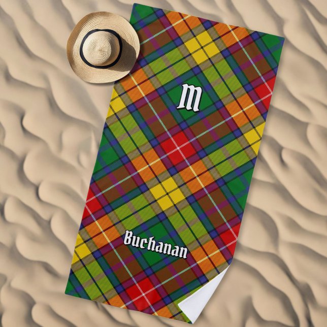 Serviette De Plage Clan Buchanan Tartan (Créateur téléchargé)
