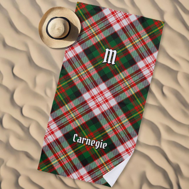 Serviette De Plage Clan Carnegie robe Tartan (Créateur téléchargé)