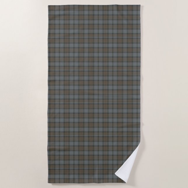 Serviette De Plage Clan Fraser Tartan Clan (Devant)