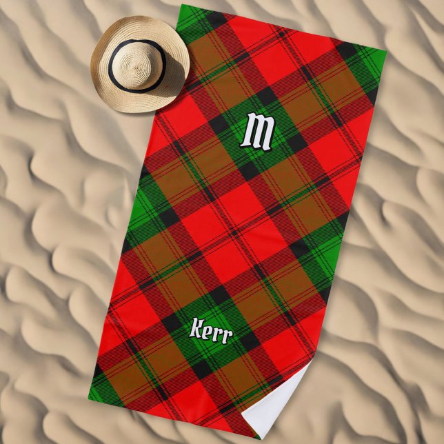 Serviette De Plage Clan Kerr Tartan (Créateur téléchargé)