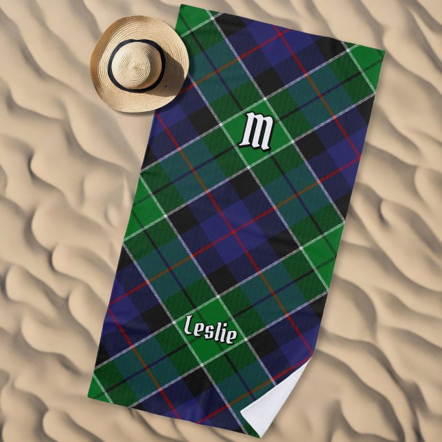 Serviette De Plage Clan Leslie Chasse Tartan (Créateur téléchargé)