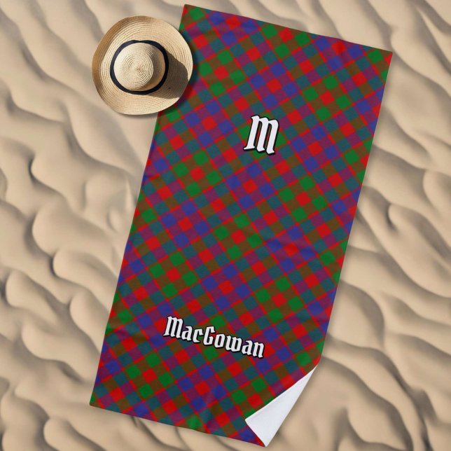 Serviette De Plage Clan MacGowan Tartan (Créateur téléchargé)