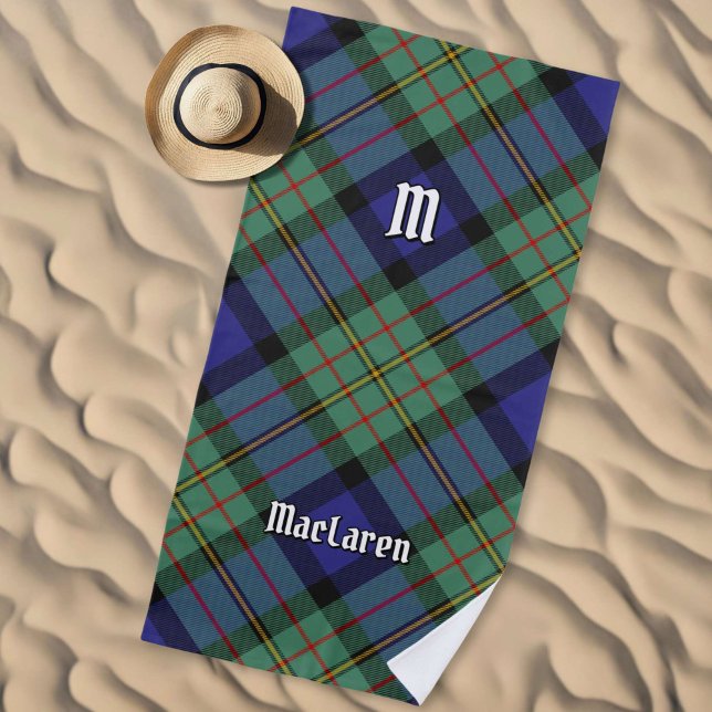 Serviette De Plage Clan MacLaren Tartan (Créateur téléchargé)
