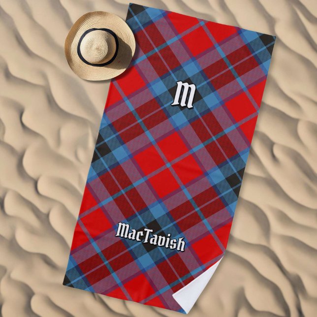 Serviette De Plage Clan MacTavish Tartan (Créateur téléchargé)