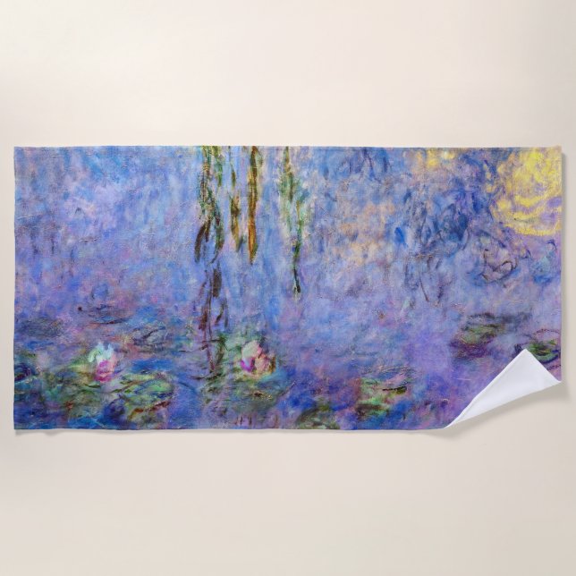 Serviette De Plage Claude Monet - Lys d'eau (Devant)