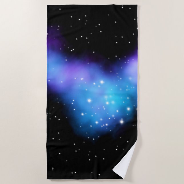 Serviette De Plage Clouages spatiaux Galaxy Starlight (Devant)
