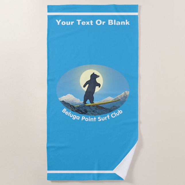 Serviette De Plage Club de Surf Beluga Point (Devant)