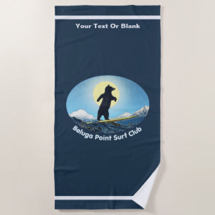 Serviette De Plage Club de Surf Beluga Point