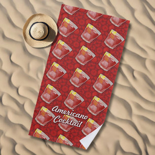 Serviette De Plage Cocktail Americano