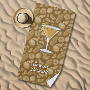 Serviette De Plage Cocktail Sidecar