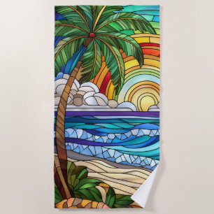 Serviette De Plage Cocotier tropical
