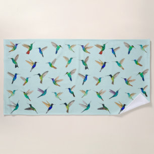 Serviette De Plage Colibri tropical