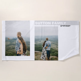 Serviette De Plage Collage de photos