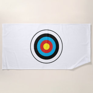 Serviette De Plage Conception cible Bullseye