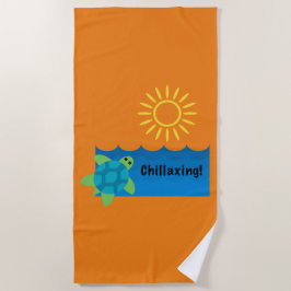 Serviette De Plage Conception pour le refroidissement des tortues - S