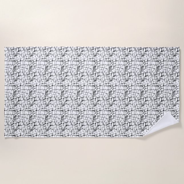 Serviette De Plage conception sèche Quinze (Devant)