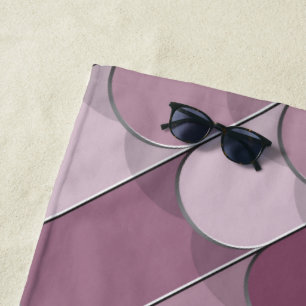 Serviette De Plage Construction Abstraite (tuiles) 2
