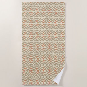Serviette De Plage Coordonnées Tropical Spa - Zig Zag Tribal