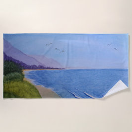 Serviette De Plage Côte de la Carpenteria