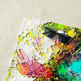 Serviette De Plage Couleurs vives - Rustique et rugueux comme roughca