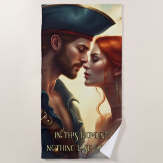 Serviette De Plage Couple romantique de pirate - En ce moment
