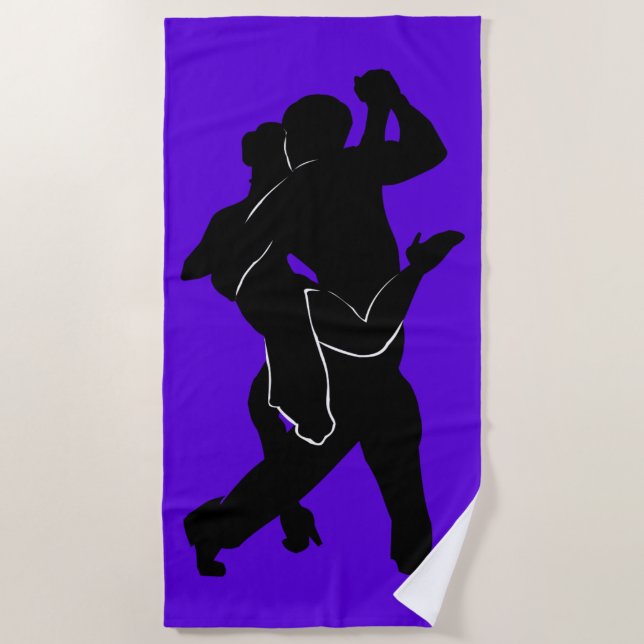 Serviette de plage Couple Tanngo Dancer - Choisiss (Devant)