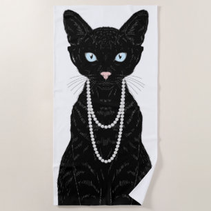 Serviette De Plage Couples de chat