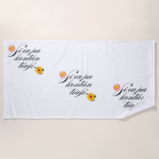 Serviette De Plage Couverture (Devant)