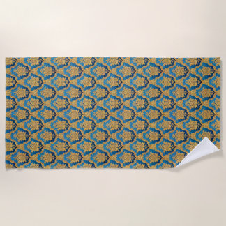 Serviette De Plage Couverture en molleton à motif orné