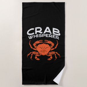 Serviette De Plage Crabe Whisperer Vintage