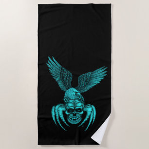 Serviette De Plage Crâne à aigle