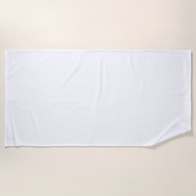 Serviette De Plage Créez votre propre (Devant)