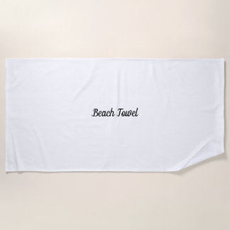 Serviette De Plage Créez Votre Propre