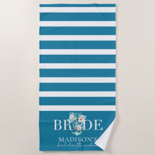 Serviette De Plage Croisière Bachelorette Week-end Mariée
