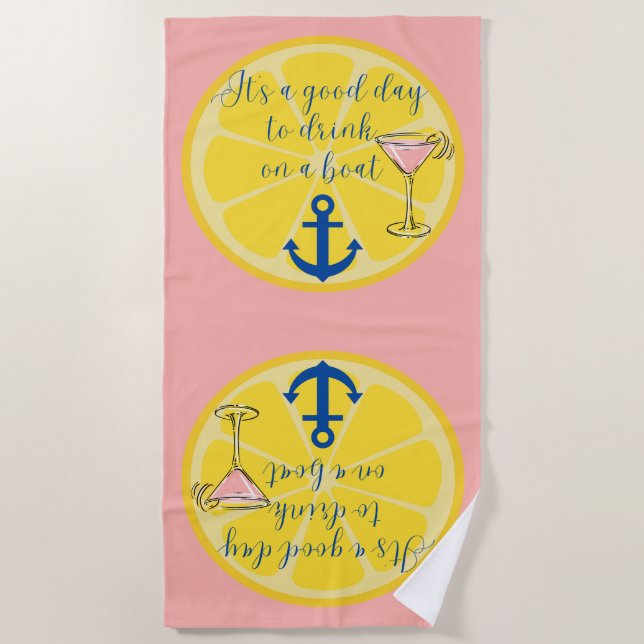 Serviette De Plage Croisière en bateau (Devant)