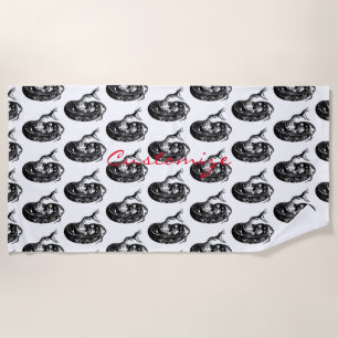 Serviette De Plage Crotte serrée Thunder_Cove