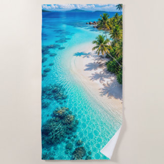 Serviette de plage Crystal Blue Lagoon