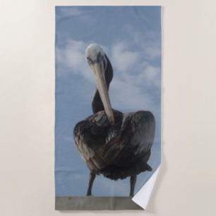Serviette De Plage Cute Pelican du Pérou Beach Towel