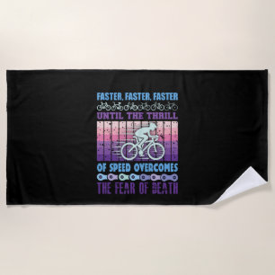 Serviette De Plage Cyclisme plus rapide