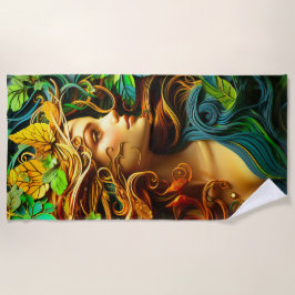 Serviette De Plage Dame Nature