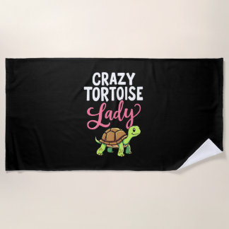 Serviette De Plage Dame Tortue Folle Tortues Maman Femmes Tortue (3)