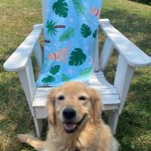 Dans l'Ocean Blue Beach Towel
