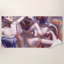 Serviette De Plage Danseurs 1899 Edgar Degas