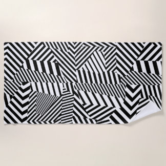 Serviette De Plage Dazzle Camouflage